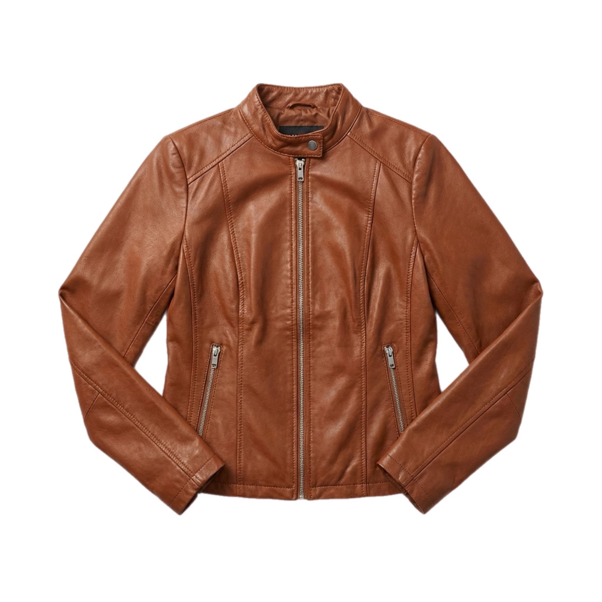 HOURS LEATHER JACKET ZIPPER