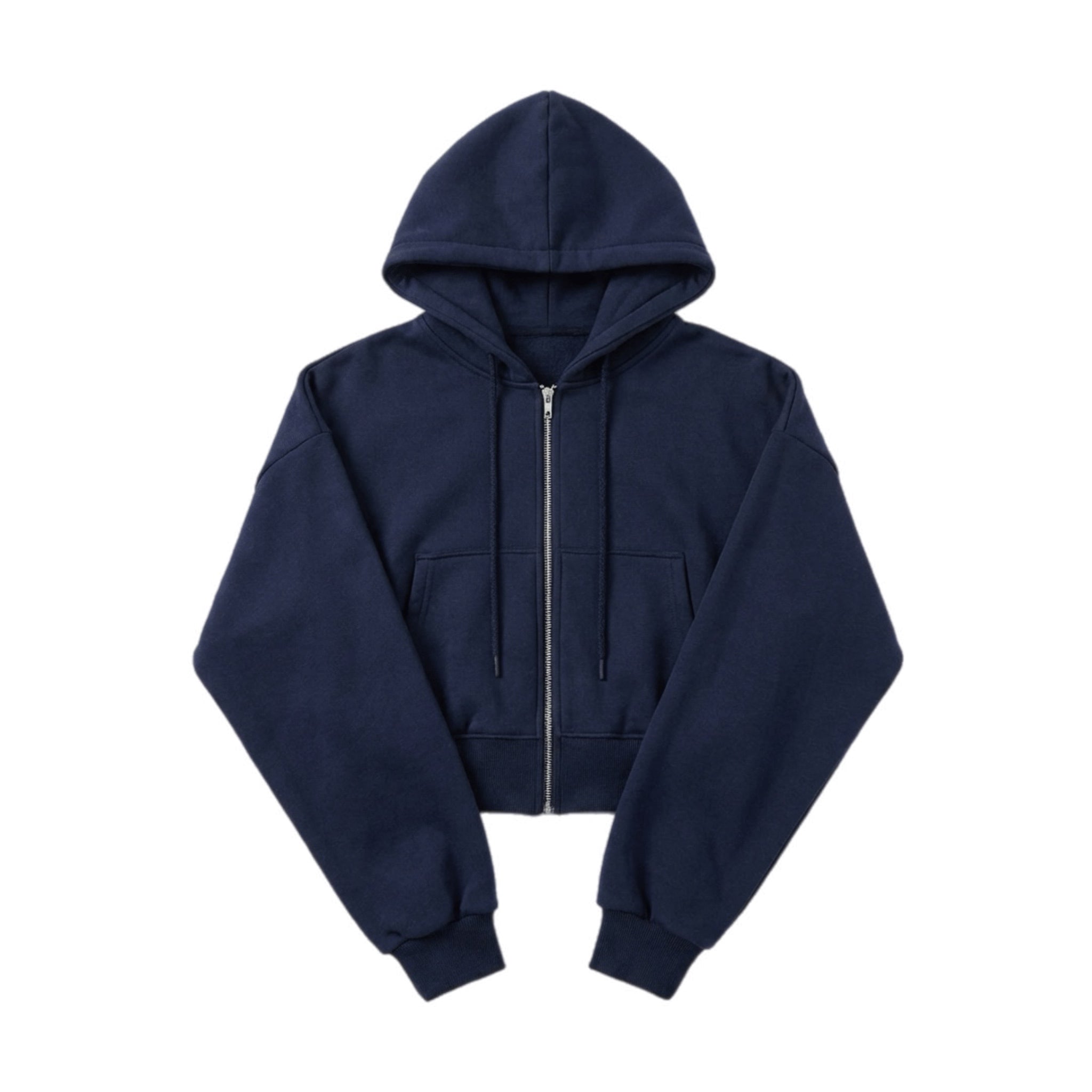 HOURS CLOUD ZIP-UP CROPPED
