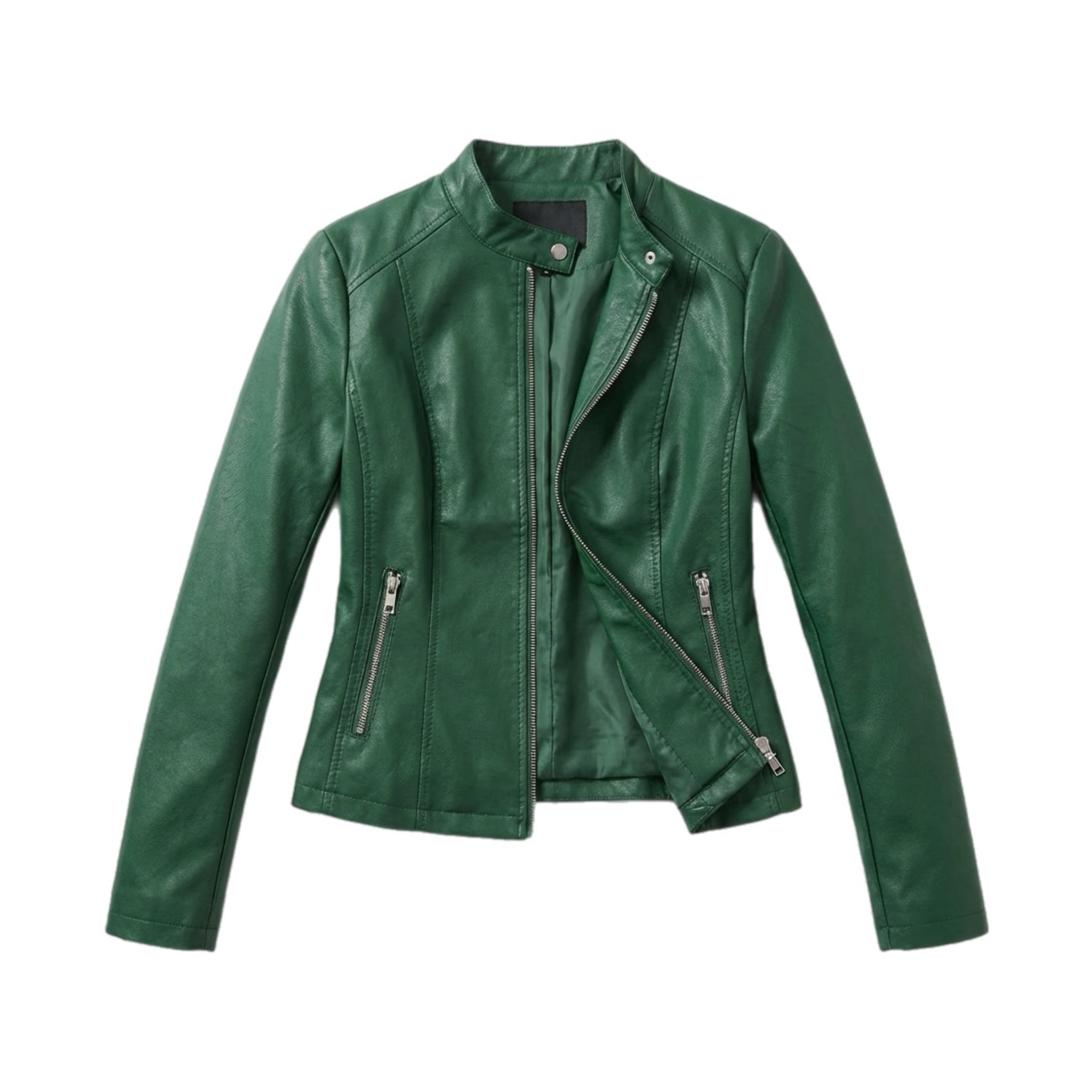 HOURS LEATHER JACKET ZIPPER