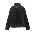 HOURS LONG SLEEVE LEATHER JACKET