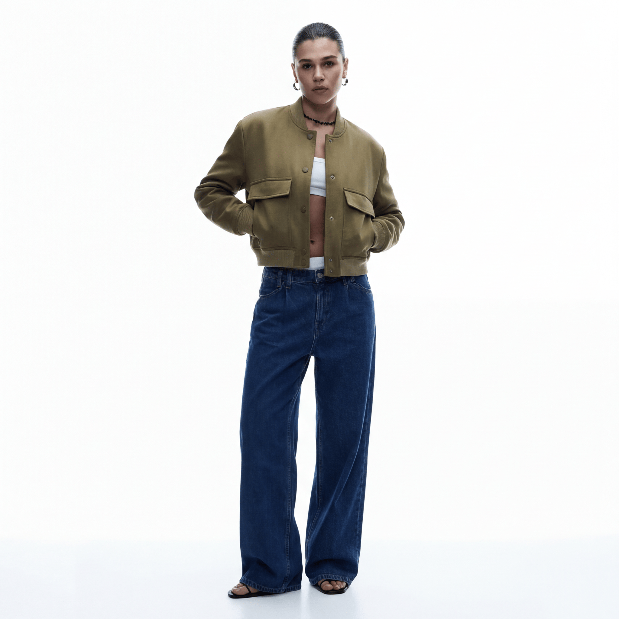 HOURS VINTAGE FRONT BUTTON JACKET