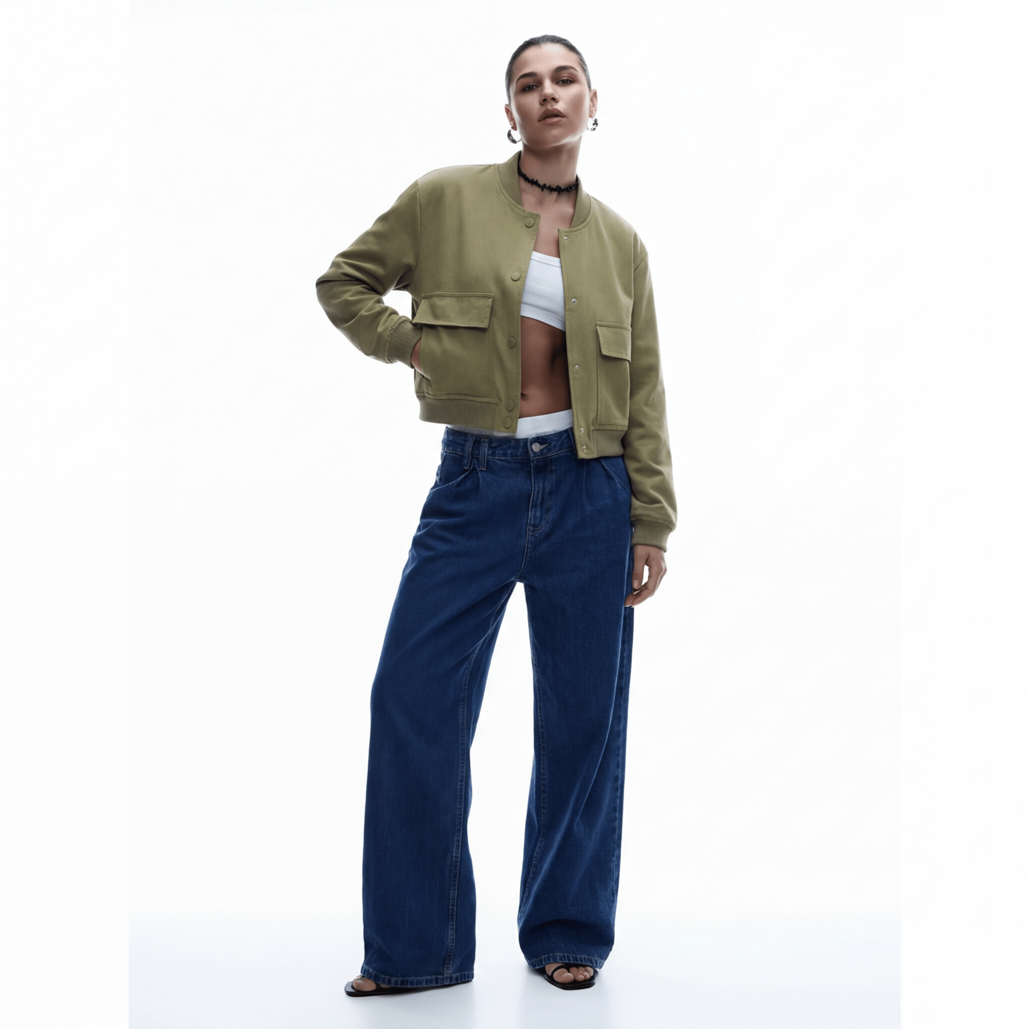 HOURS VINTAGE FRONT BUTTON JACKET