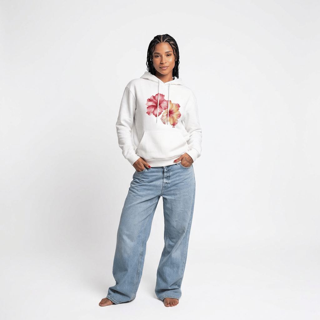 HOURS FLORAL HOODIE